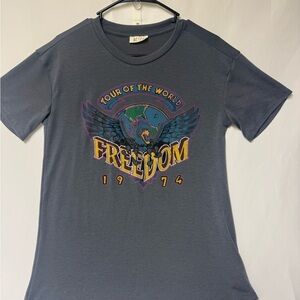 Freedom Graphic Short Sleeve Tee - Slate Blue